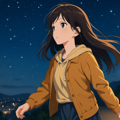 Hoshi ga koboreru sakamichi Front Cover