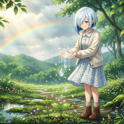 Daichi wo uruosu shizuku Front Cover