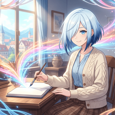 Kuuhaku no canvas ni egaku mahou Front Cover