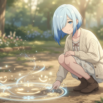 Egao no mahou jin Front Cover