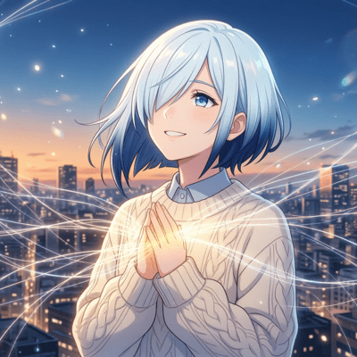 Mie nai ito no monogatari Front Cover