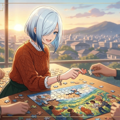 Puzzle no kakera tachi Front Cover