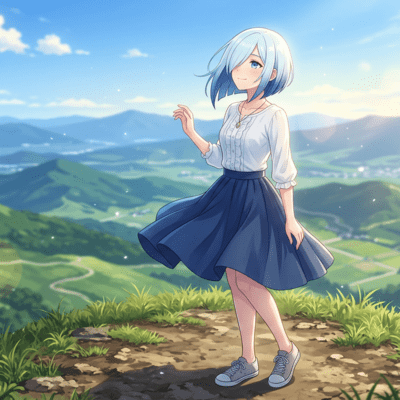 Miharashi no ii oka de Front Cover