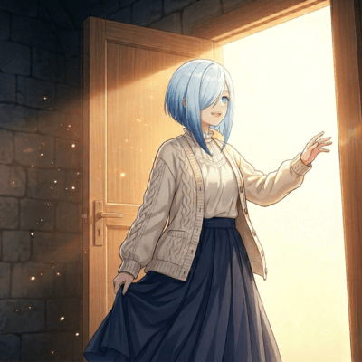 Koufuku no tobira ga shimaru toki Front Cover