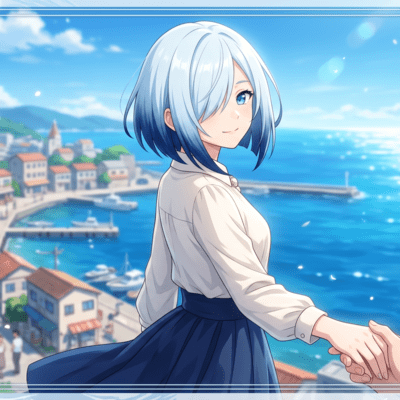 Te wo tsunai de tsukuru blue ocean Front Cover