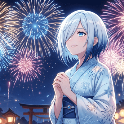 宵祭り、空に咲く華のジャケット写真