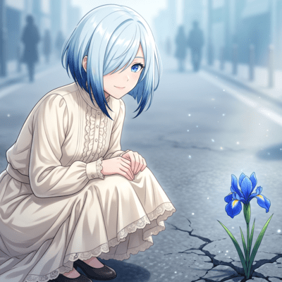 Iris ha saku Front Cover