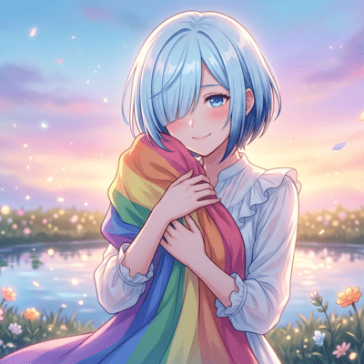 Pride flag Front Cover