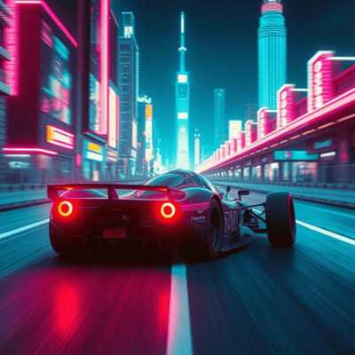 ナイトレーサーのジャケット写真