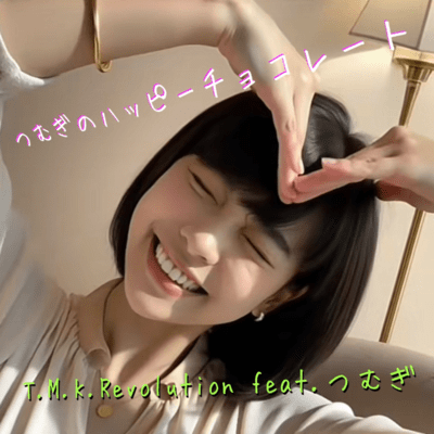 つむぎのハッピーチョコレート (feat. つむぎ)のジャケット写真