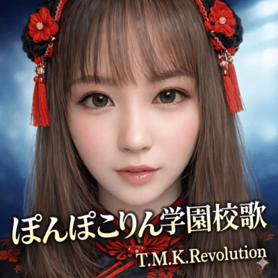 Ponpokorin Academy School Song Front Cover