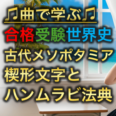 世界史 古代 メソポタミア_楔形文字とハンムラビ法典のジャケット写真