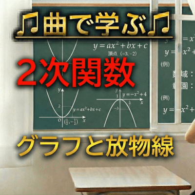 数学 2次関数_グラフと放物線のジャケット写真