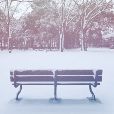 Lingering snow Front Cover