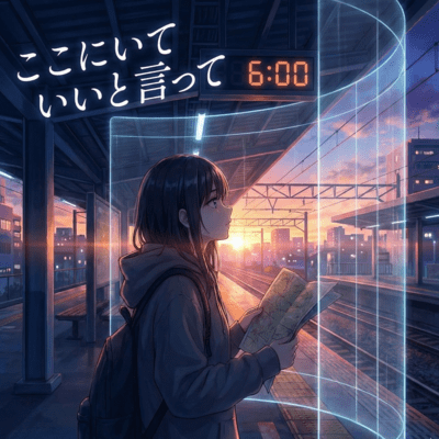 Tell me you can stay here Front Cover