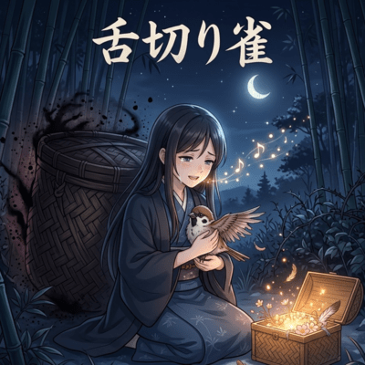 The Tongue-Cut Sparrow Front Cover