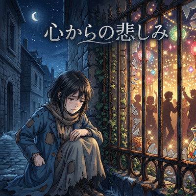 Heartfelt sorrow (Original song) Front Cover