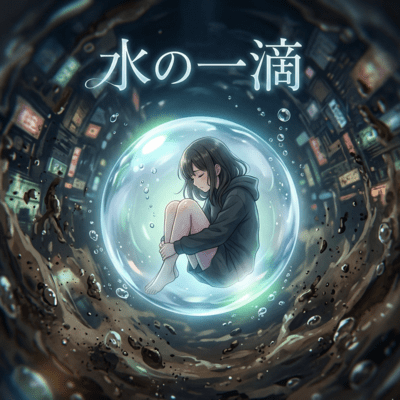 A drop of water Front Cover