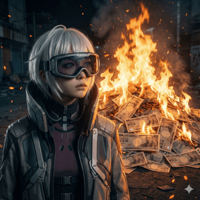 円は紙くずになる ドル円ハイパーインフレラップのジャケット写真