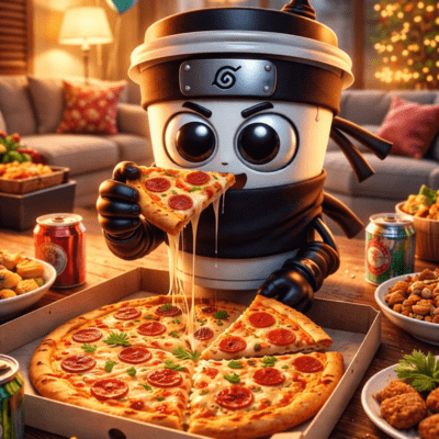 カプチーノアサシーノのピザパーティのジャケット写真