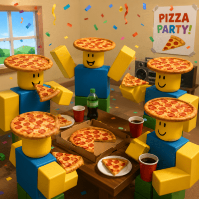 Noobini Pizzanini Party Front Cover