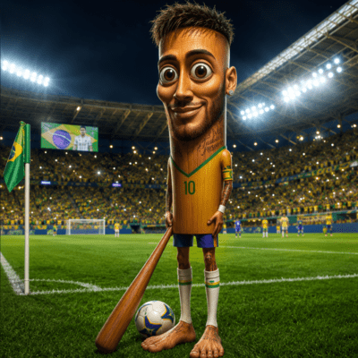 Tung Tung Tung Neymar Front Cover
