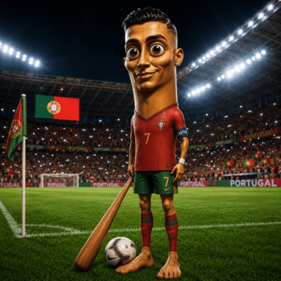 Tung Tung Tung Ronaldo Front Cover