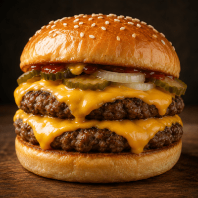 Double Cheeseburger Front Cover