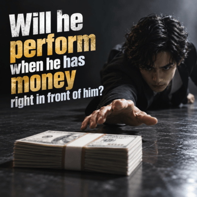 Will he perform when he has money right in front of him?のジャケット写真
