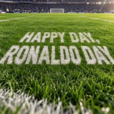 HAPPY DAY, RONALDO DAY Front Cover