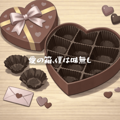 The box of love, I have no taste. (feat. Una Otomachi) Front Cover