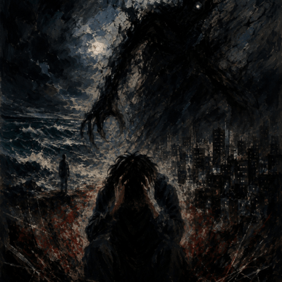 Only the sound of approaching footsteps echoes. (feat. Una Otomachi) Front Cover