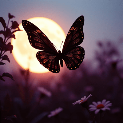Black Butterfly Front Cover