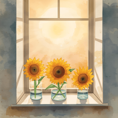 The Sun by My Window Front Cover
