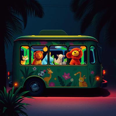 Jungle on the Night Bus Front Cover