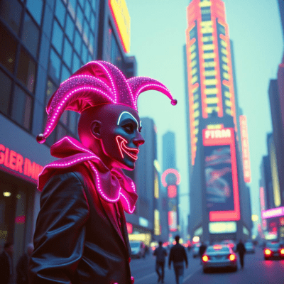 Neon Trickster Front Cover