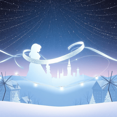 Ribbon in the Winter Night Front Cover