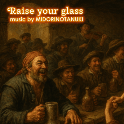 Raise your glass (feat. DOL_MUSIC) Front Cover