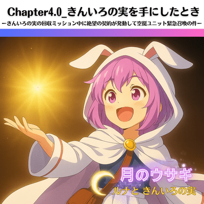 Chapter 4.0: Upon Holding the Golden Fruit -from Luna the Moon Rabbit and the Golden Seed Front Cover