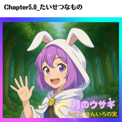Chapter 5.0: What Is Truly Precious -from Luna the Moon Rabbit and the Golden Seed Front Cover