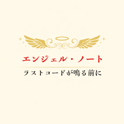 Angel Note ~Before the Last Chord Plays~ Front Cover