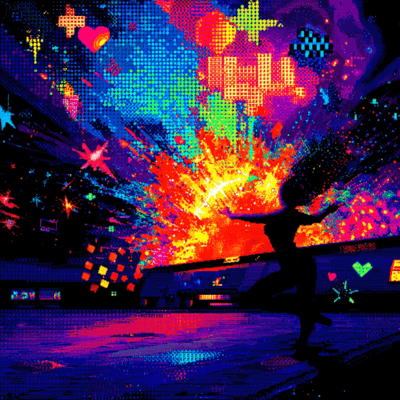 Pixel Blaster Front Cover