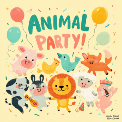 Animal Party! Front Cover
