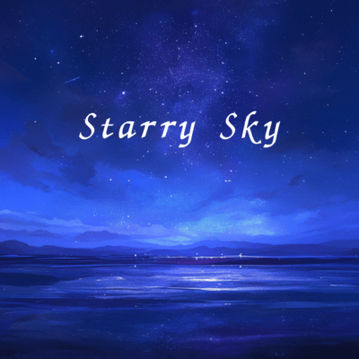 Starry sky (feat. mikoto-relaxmusic) Front Cover