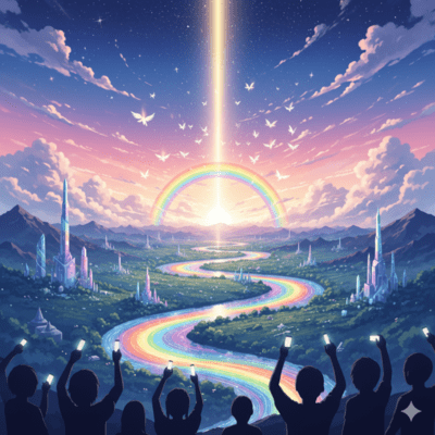 Pastel Rainbow of the Heart Front Cover