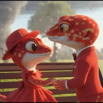 Colorful Tornado of Love Front Cover