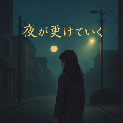 The night is getting late Front Cover