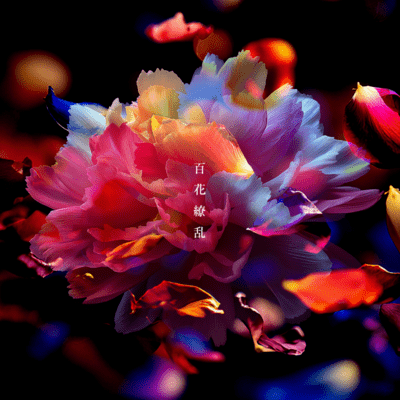 A riot of flowers Front Cover