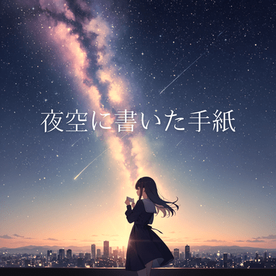夜空に書いた手紙のジャケット写真