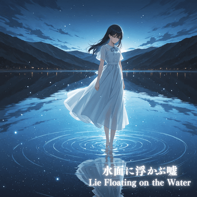 Lie Floating on the Water Front Cover